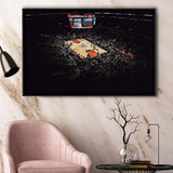 Los Angeles Clippers Wall Art Staples Center Stadium Framed Canvas Prints,Sport Stadium Art Prints, Fan Gift