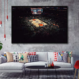 Los Angeles Clippers Wall Art Staples Center Stadium Framed Canvas Prints,Sport Stadium Art Prints, Fan Gift