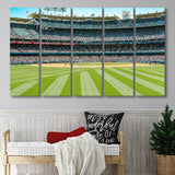 Los Angeles Dodgers Stadium Canvas Prints Dodger Stadium Wall Art,Multi Panels B,Sport Stadium Art Prints, Fan Gift