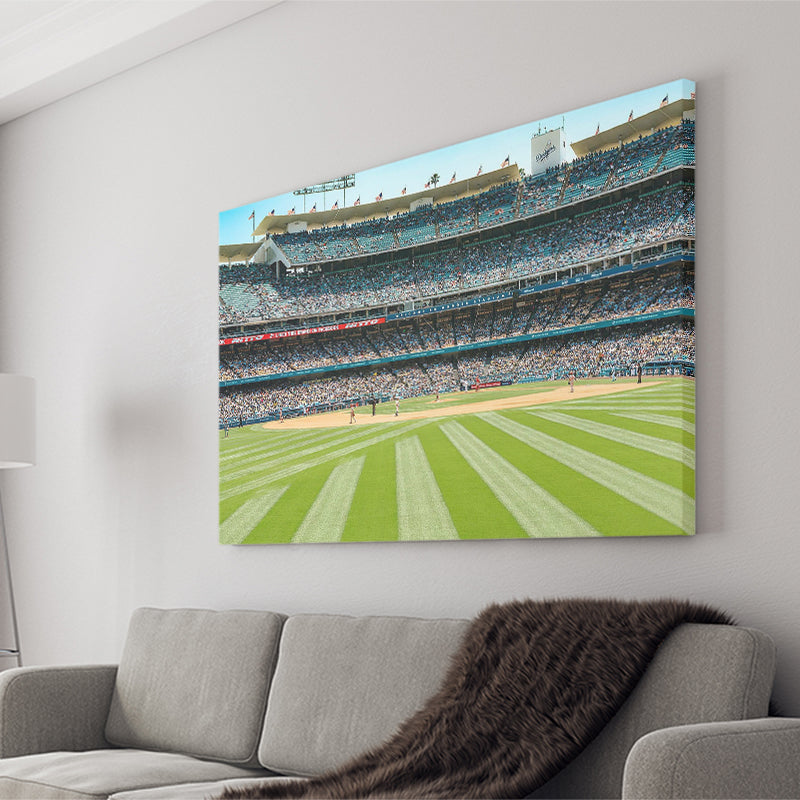 Los Angeles Dodgers Stadium Canvas Prints Dodger Stadium Wall Art,Sport Stadium Art Prints, Fan Gift, Wall Decor