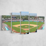 Los Angeles Dodgers Wall Art Dodger Stadium Canvas Prints,Multi Panels,Sport Stadium Art Prints, Fan Gift