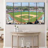 Los Angeles Dodgers Wall Art Dodger Stadium Canvas Prints,Multi Panels B,Sport Stadium Art Prints, Fan Gift