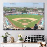 Los Angeles Dodgers Wall Art Dodger Stadium Canvas Prints,Sport Stadium Art Prints, Fan Gift, Wall Decor