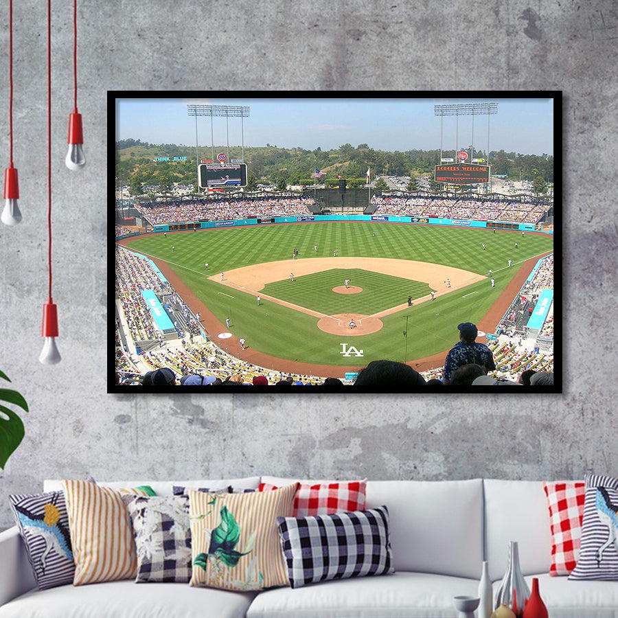 Los Angeles Dodgers Wall Art Dodger Stadium Art Prints,Sport Stadium Art Prints, Fan Gift, Wall Decor
