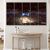 Los Angeles Lakers Stadium Canvas Prints Staples Center Wall Art,Multi Panels B,Sport Stadium Art Prints, Fan Gift