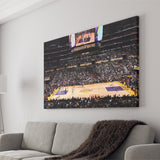 Los Angeles Lakers, Stadium Canvas, Sport Art, Gift for him, Fan Gift, Canvas Prints Wall Art Decor