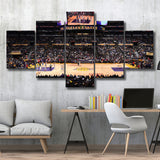 Los Angeles Lakers, Stadium Canvas, Sport Art, Large Canvas, Multi Panels, Canvas Prints Wall Art Decor