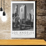 Los Angeles Usa Black And White Art Canvas Prints Wall Art Home Decor