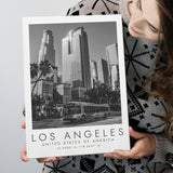 Los Angeles Usa Black And White Art Canvas Prints Wall Art Home Decor
