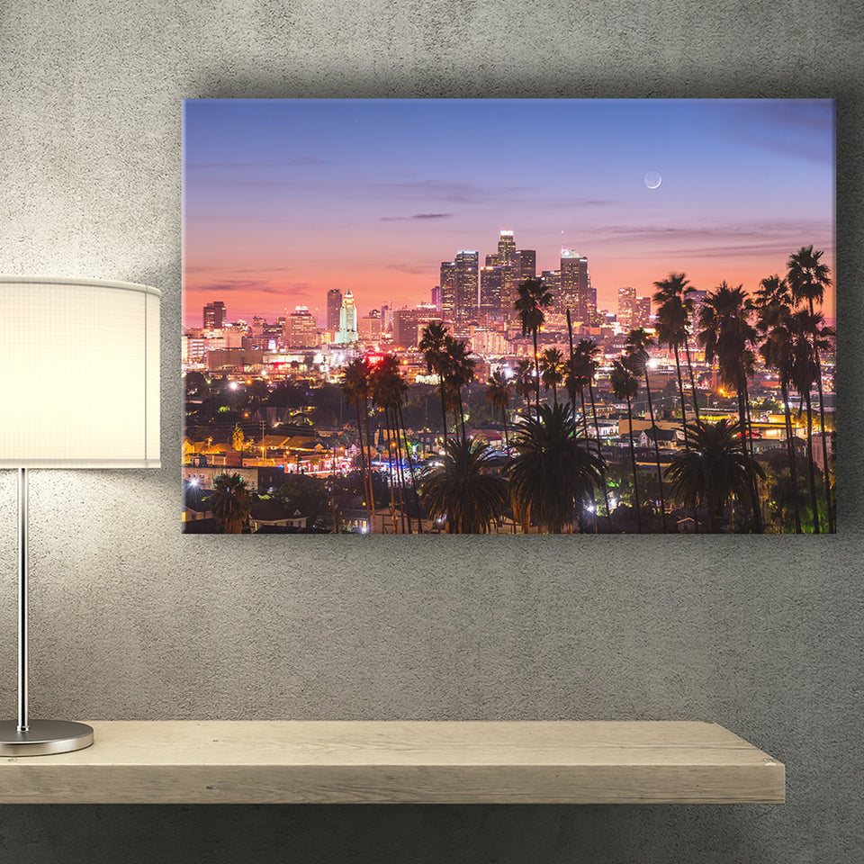 Los Angeles Wall Art Canvas Prints Wall Art - Painting Prints, Wall Decor, Art Prints