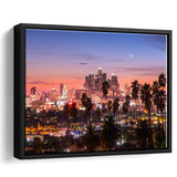 Los Angeles Wall Art Framed Canvas Prints Wall Art - Painting Prints, Wall Decor, Floating Frame