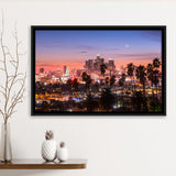Los Angeles Wall Art Framed Canvas Prints Wall Art - Painting Prints, Wall Decor, Floating Frame
