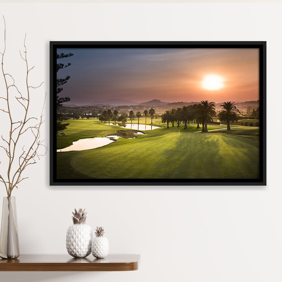 Los Naranjos, Spain Nice Course Golf Trip, Golf, Golf Holidays, Golf Art Print, Framed Canvas Prints Wall Art Decor, Floating Frame
