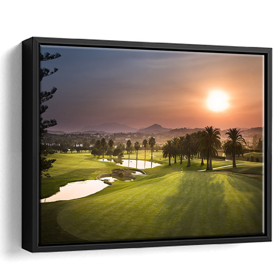 Los Naranjos, Spain Nice Course Golf Trip, Golf, Golf Holidays, Golf Art Print, Framed Canvas Prints Wall Art Decor, Floating Frame