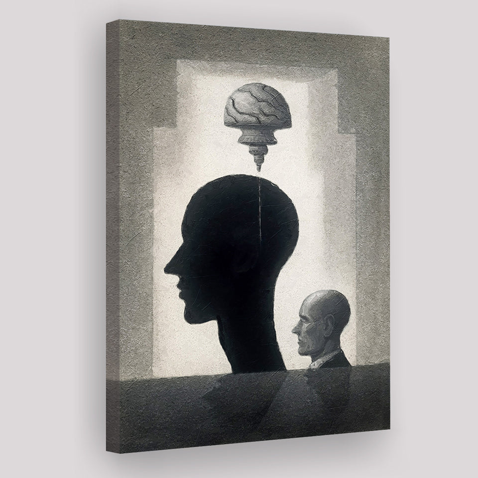 Lost Your Mind Abstract Art Canvas Prints Wall Art, Home Living Room Decor, Large Canvas