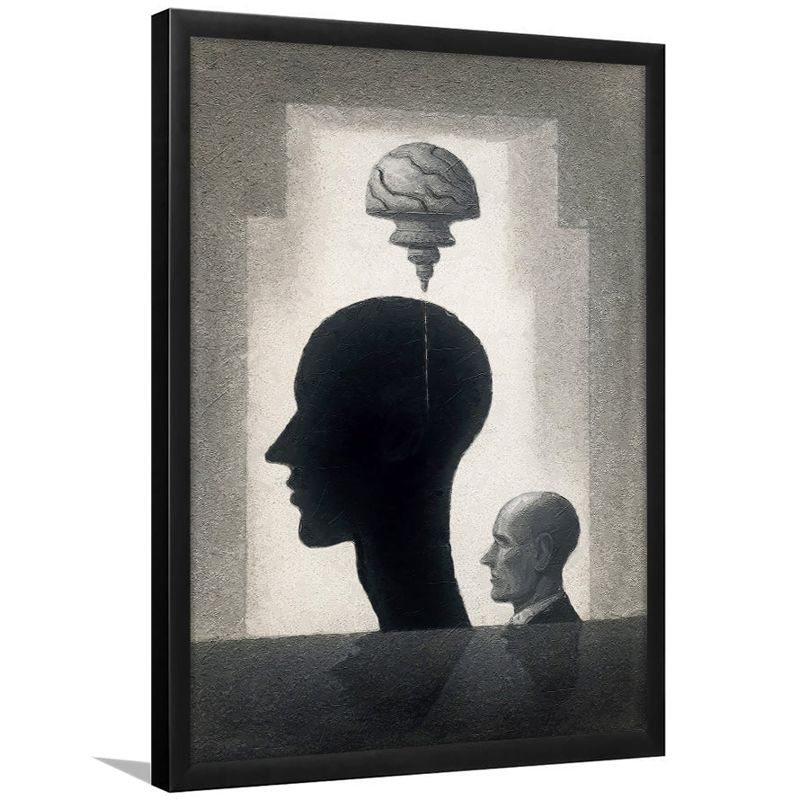 Lost Your Mind Abstract Art Framed Art Prints Wall Decor, Framed Picture, Large Picture