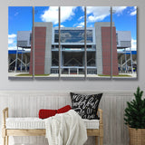 Louisiana Tech Bulldogs Wall Art Joe Aillet Stadium,Multi Panels B,Sport Stadium Art Prints, Fan Gift