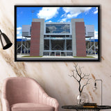 Louisiana Tech Bulldogs Stadium Wall Art Joe Aillet Framed Canvas Prints,Sport Stadium Art Prints, Fan Gift