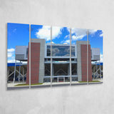Louisiana Tech Bulldogs Wall Art Joe Aillet Stadium,Multi Panels B,Sport Stadium Art Prints, Fan Gift