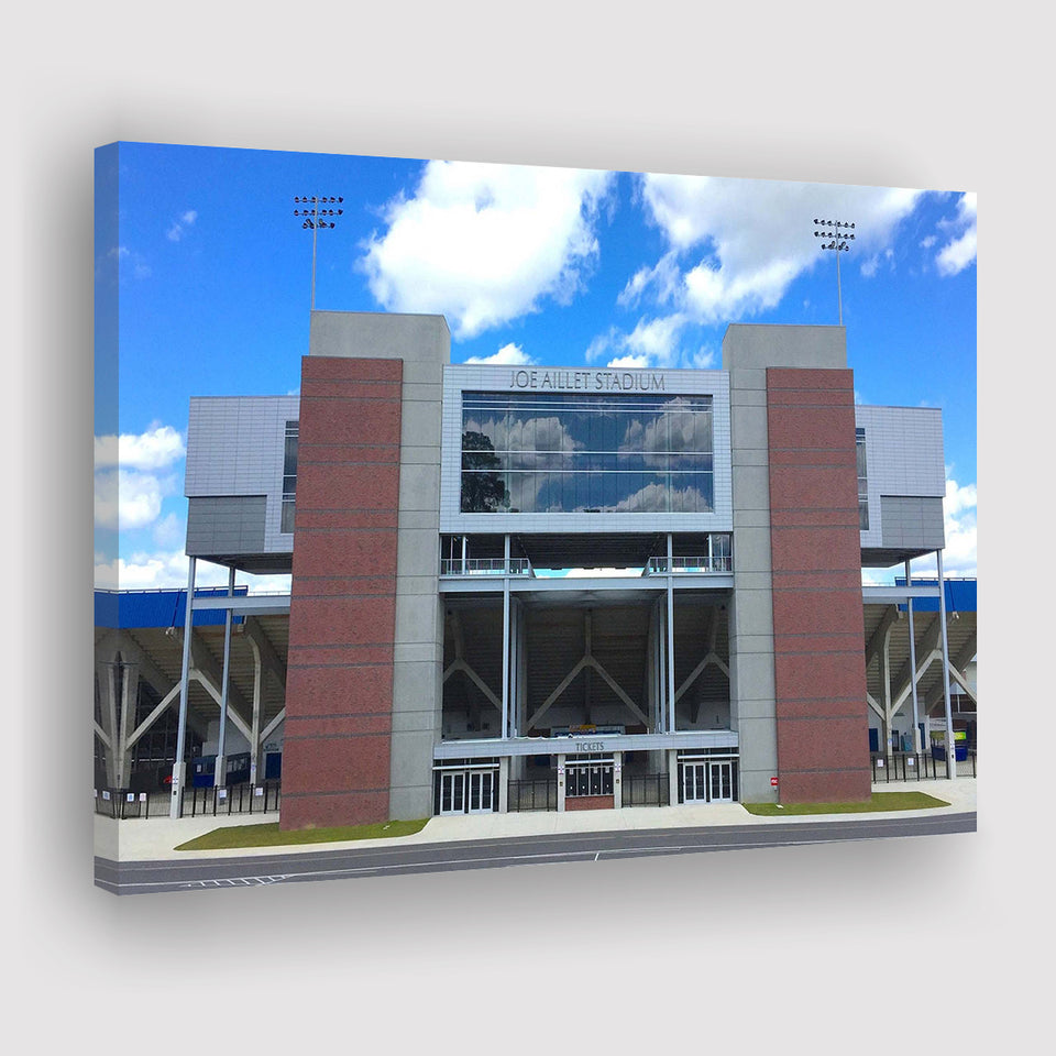 Louisiana Tech Bulldogs Wall Art Joe Aillet Stadium,Sport Stadium Art Prints, Fan Gift, Wall Decor