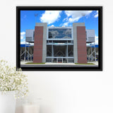 Louisiana Tech Bulldogs Stadium Wall Art Joe Aillet Framed Canvas Prints,Sport Stadium Art Prints, Fan Gift