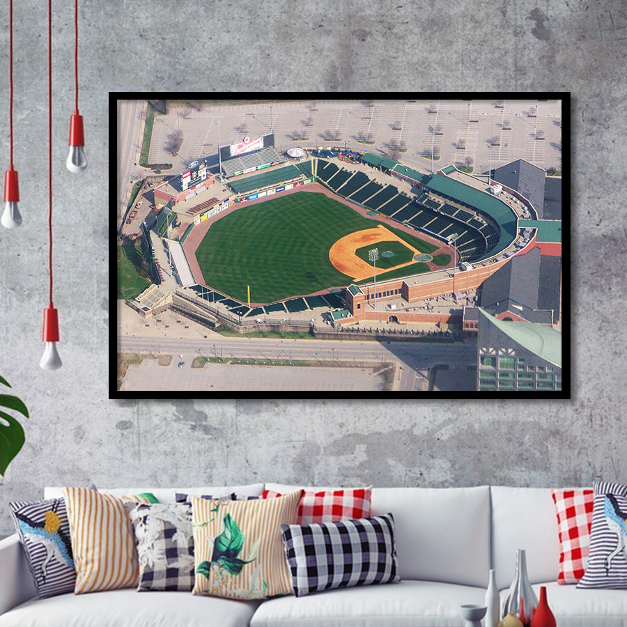 Louisville Bats Stadium Art Prints Louisville Slugger Field Wall Art,Sport Stadium Art Prints, Fan Gift, Wall Decor
