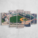 Louisville Bats Stadium Canvas Prints Louisville Slugger Field Wall Art,Multi Panels,Sport Stadium Art Prints, Fan Gift