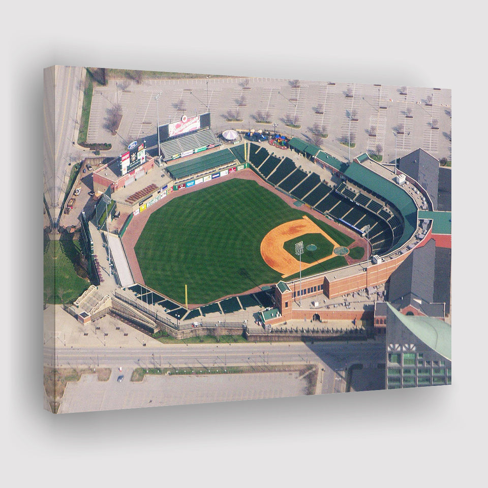 Louisville Bats Stadium Canvas Prints Louisville Slugger Field Wall Art,Sport Stadium Art Prints, Fan Gift, Wall Decor