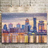 Louisville Skyline Wall Decor Kentucky Canvas Prints Wall Art Decor - Paiting Canvas, Art Prints, Wall Decor, For Sale