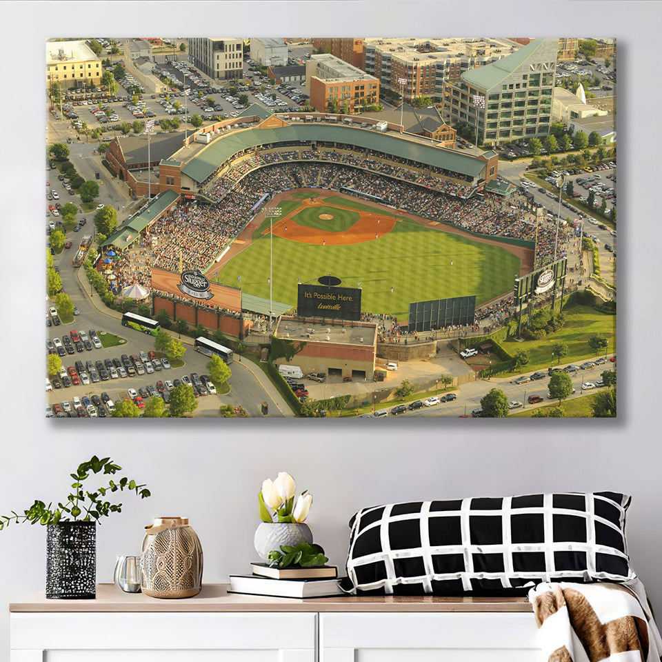 Louisville Slugger Baseball Field, Stadium Canvas, Sport Art, Gift for him, Fan Gift, Canvas Prints Wall Art Decor