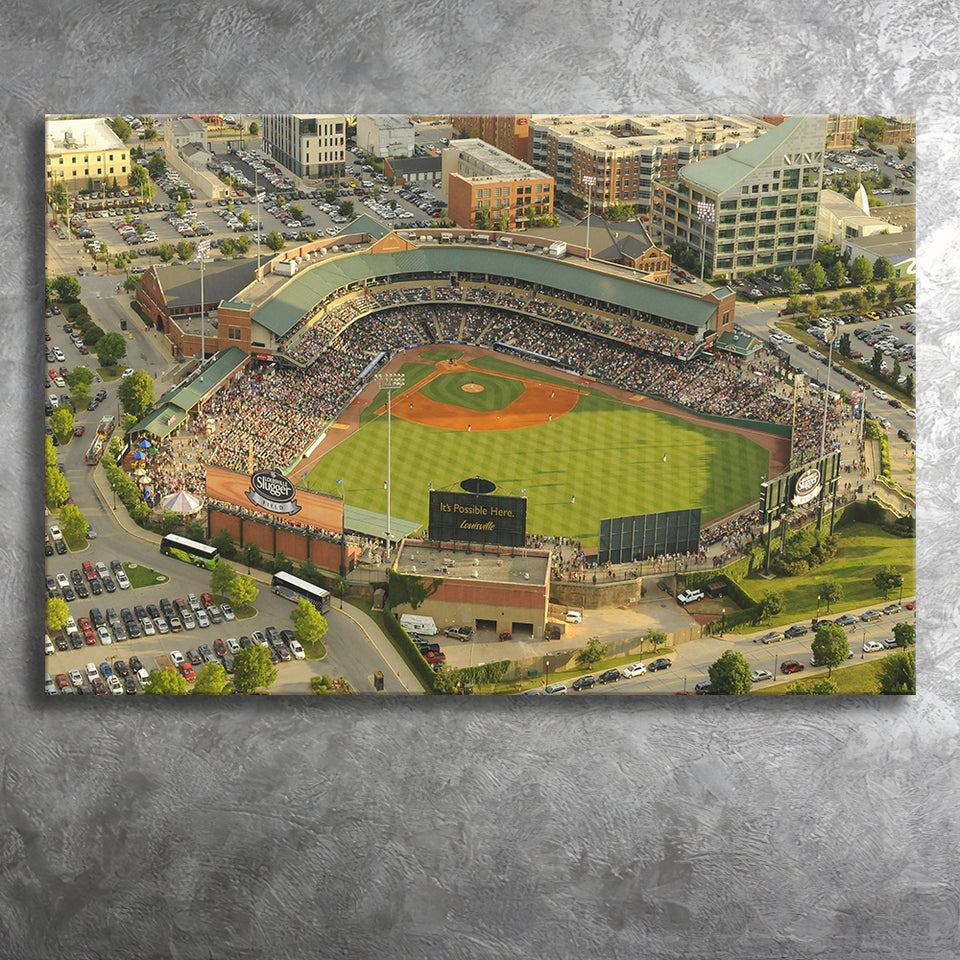 Louisville Slugger Baseball Field, Stadium Canvas, Sport Art, Gift for him, Fan Gift, Canvas Prints Wall Art Decor