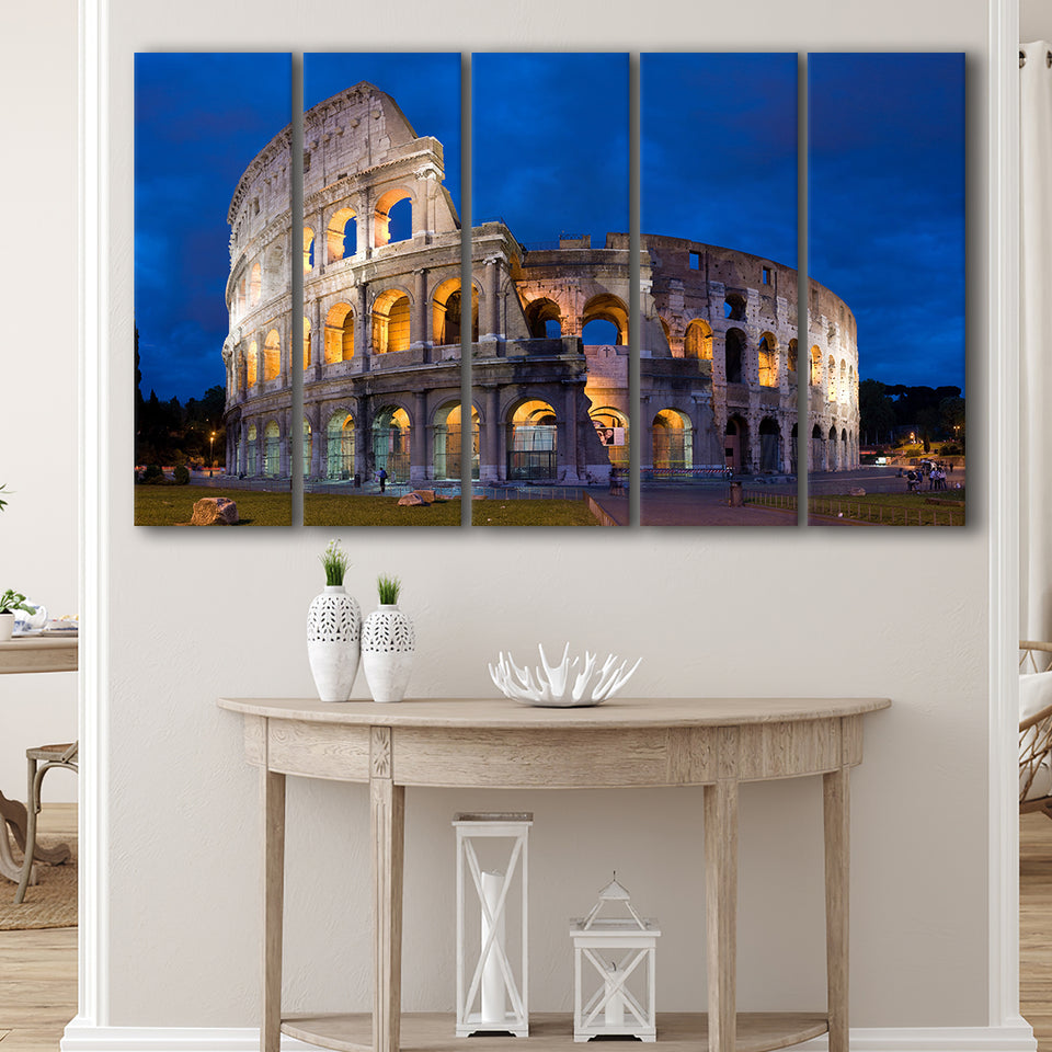 Lovely Colosseum, Stadium Canvas, Sport Art, Gift for him, Multi Panels B, Canvas Prints Wall Art Decor