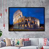 Lovely Colosseum, Stadium Canvas, Sport Art, Gift for him, Framed Art Prints Wall Art Decor, Framed Picture