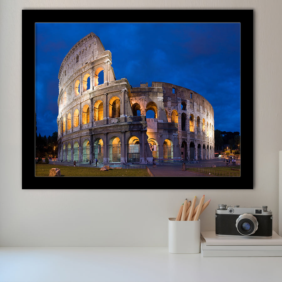 Lovely Colosseum, Stadium Canvas, Sport Art, Gift for him, Framed Art Prints Wall Art Decor, Framed Picture