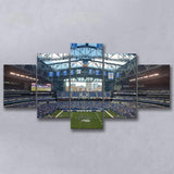 Lucas Oil Stadium Wall Art Indianapolis Stadium Canvas Prints American,Multi Panels,Sport Stadium Art Prints, Fan Gift