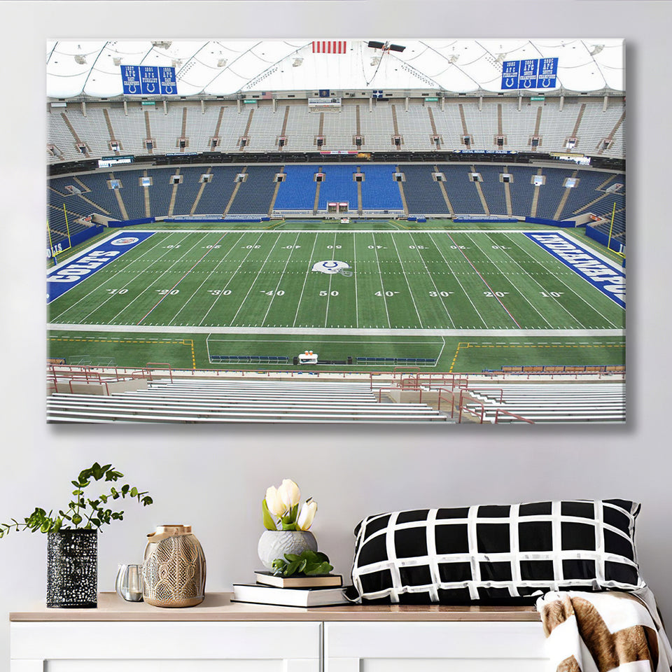 Lucas Oil Stadium Wall Art Indianapolis Colts Stadium Canvas Prints,Sport Stadium Art Prints, Fan Gift, Wall Decor