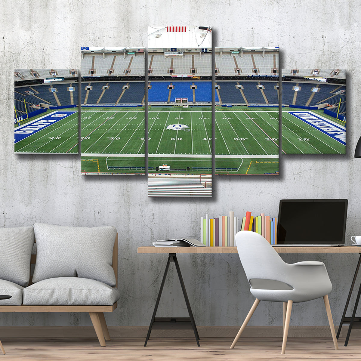 Lucas Oil Stadium Football Stadium Print, Indianapolis Colts Football