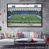Lucas Oil Stadium Wall Art Indianapolis Colts Stadium Framed Canvas Prints,Sport Stadium Art Prints, Fan Gift