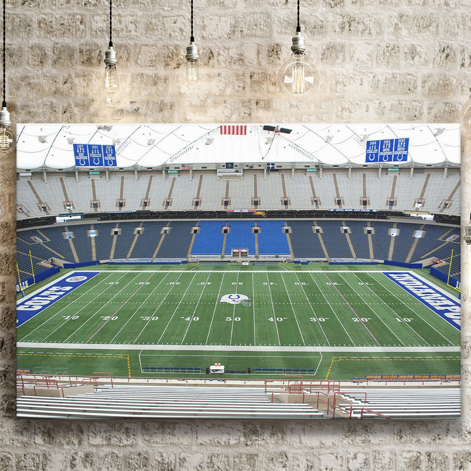 Lucas Oil Stadium Wall Art Indianapolis Colts Stadium Canvas Prints,Sport Stadium Art Prints, Fan Gift, Wall Decor