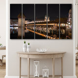 Lucerne Old Town, Switzerland 5 Panels B,Large Canvas,Canvas Prints Wall Art Home Decor