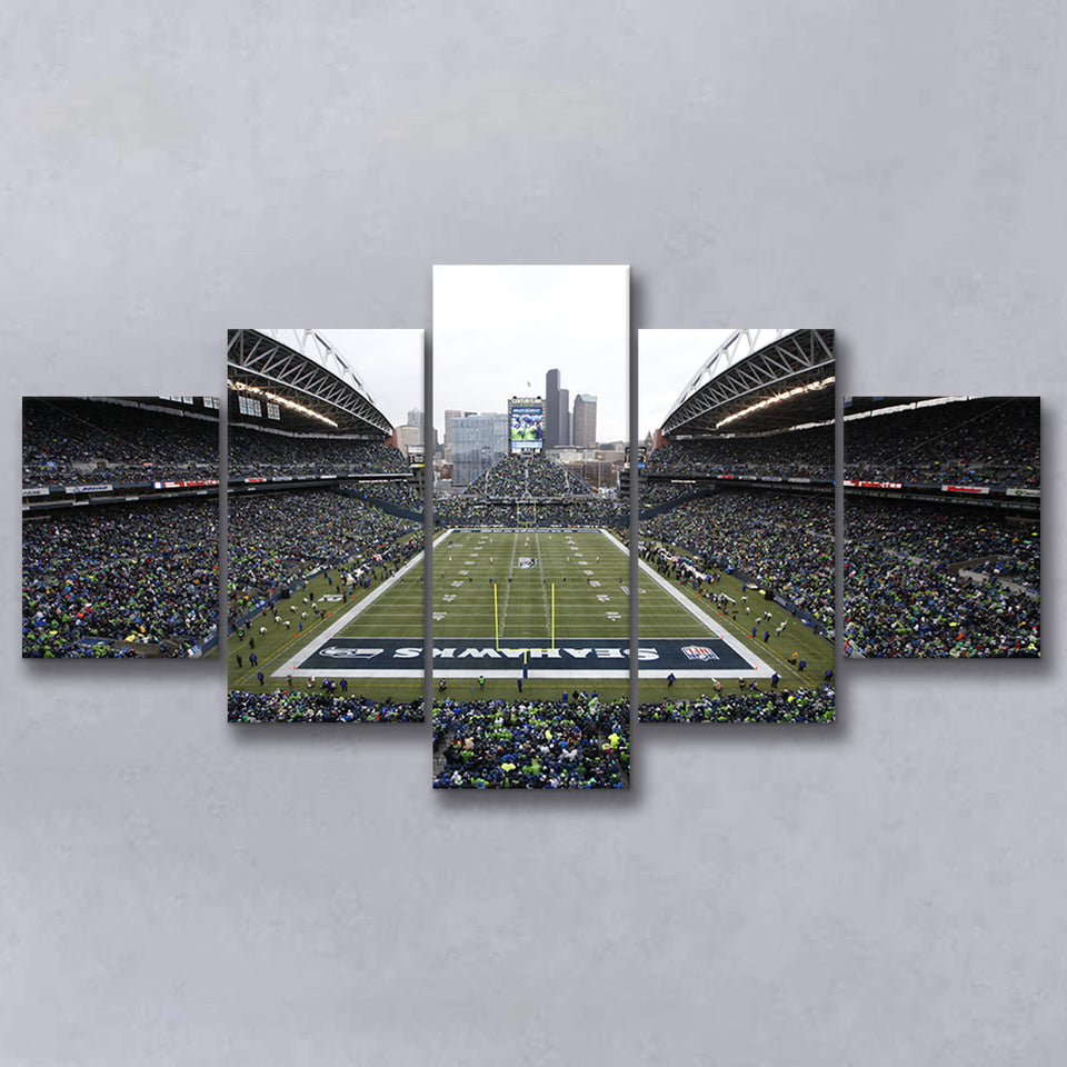 Lumen Field, Stadium Canvas, Sport Art, Large Canvas, Multi Panels, Canvas Prints Wall Art Decor