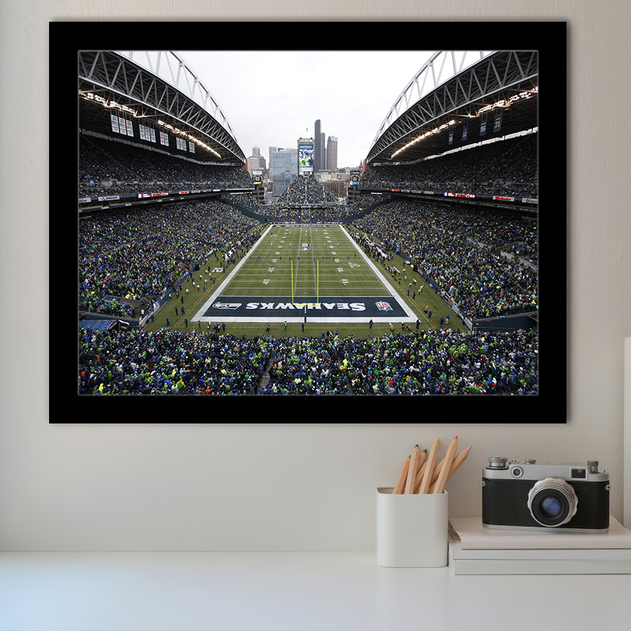 Lumen Field, Stadium Canvas, Sport Art, Gift for him, Framed Art Prints Wall Art Decor, Framed Picture