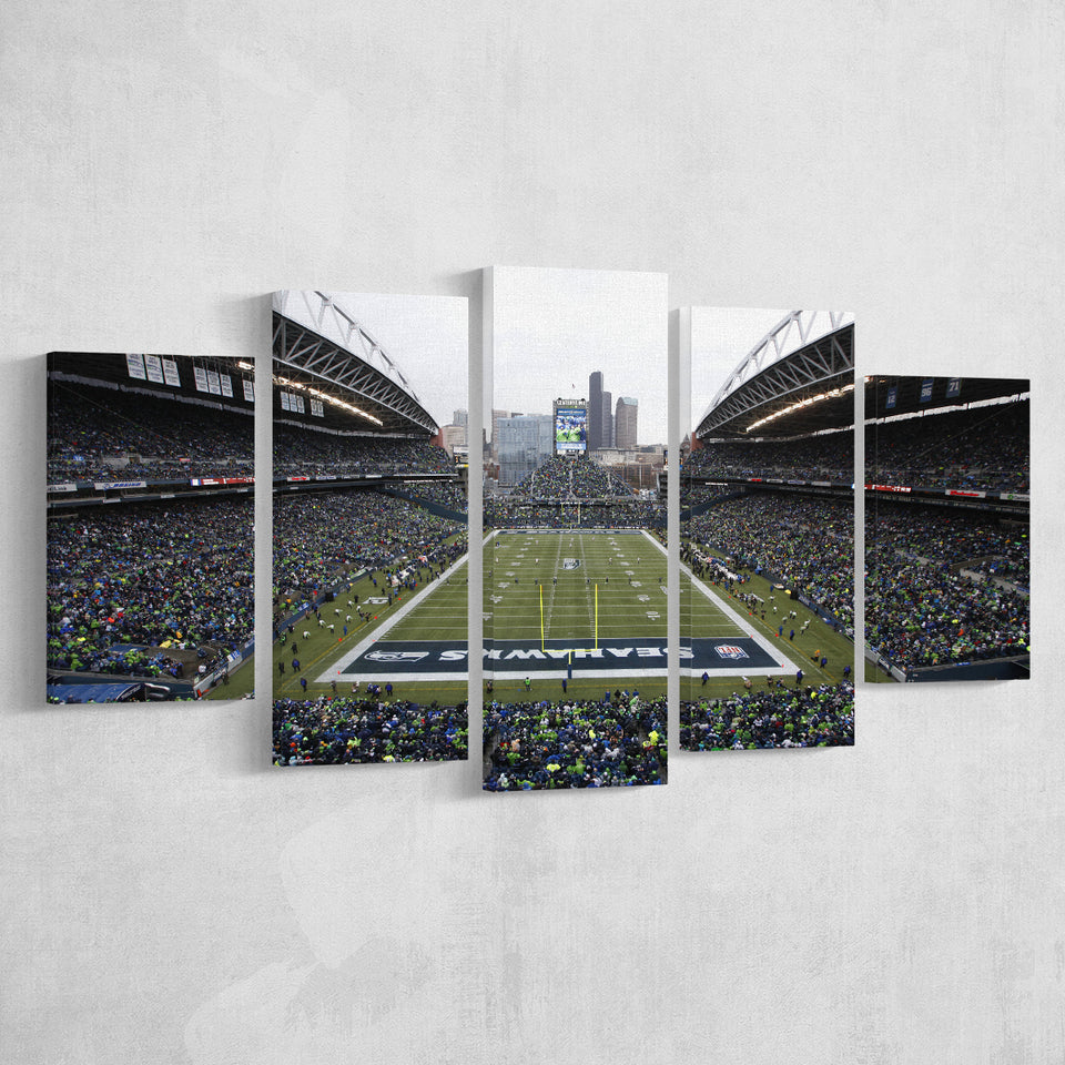 Lumen Field, Stadium Canvas, Sport Art, Large Canvas, Multi Panels, Canvas Prints Wall Art Decor