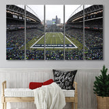 Lumen Field, Stadium Canvas, Sport Art, Gift for him, Multi Panels B, Canvas Prints Wall Art Decor