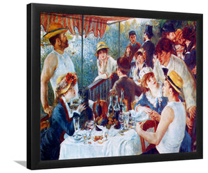 Luncheon Of The Boating Party By Pierre-Auguste Renoir-Art Print,Canvas Art,Frame Art,Plexiglass Cover