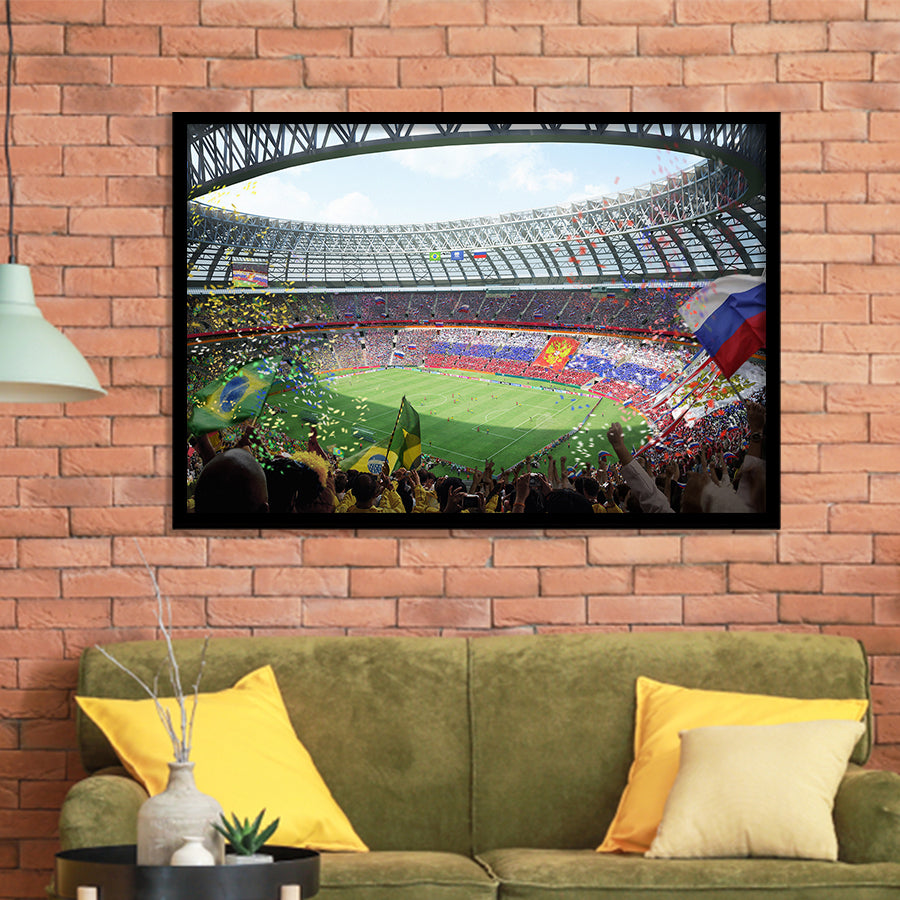 Luzhniki Stadium, Stadium Canvas, Sport Art, Gift for him,100 Framed Art Prints Wall Art Decor, Framed Picture