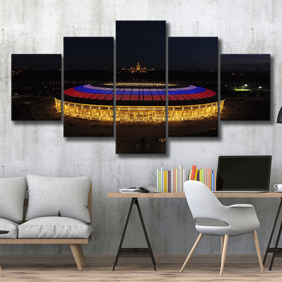 Luzhniki Stadium, Stadium Canvas, Sport Art, Large Canvas, Multi Panels, Canvas Prints Wall Art Decor