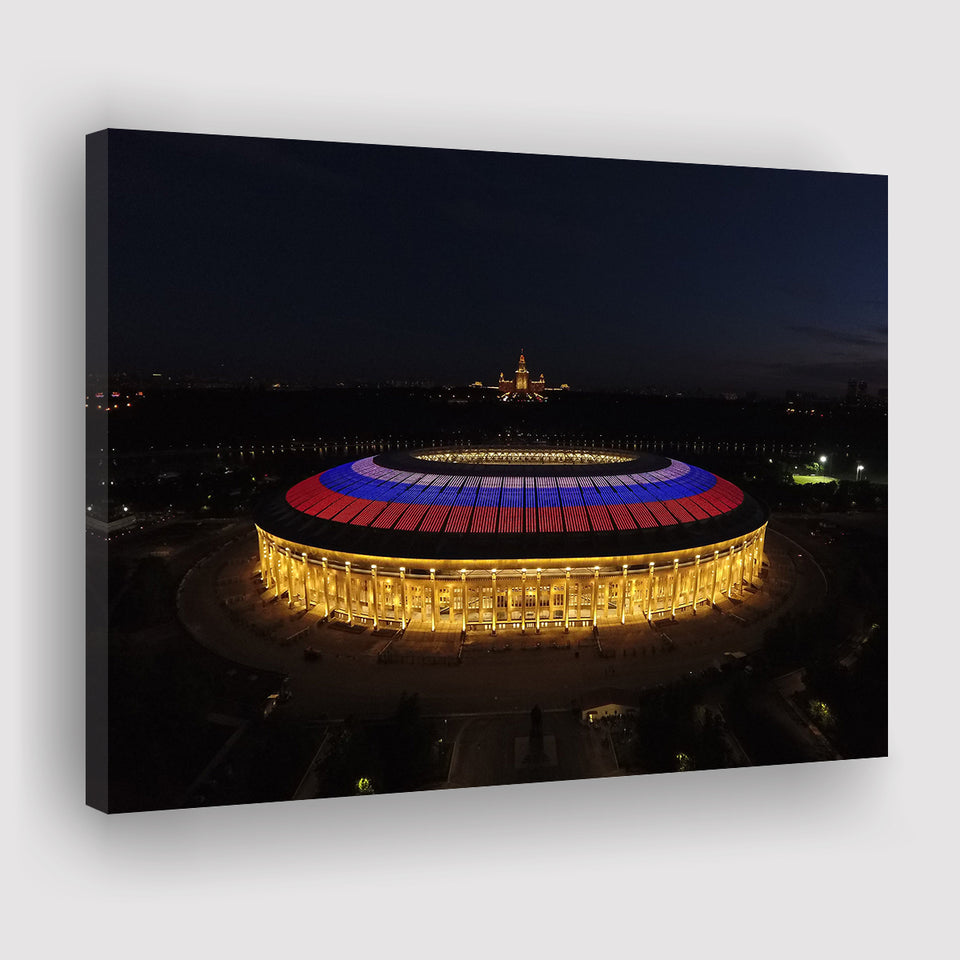 Luzhniki Stadium, Stadium Canvas, Sport Art, Gift for him, Fan Gift, Canvas Prints Wall Art Decor