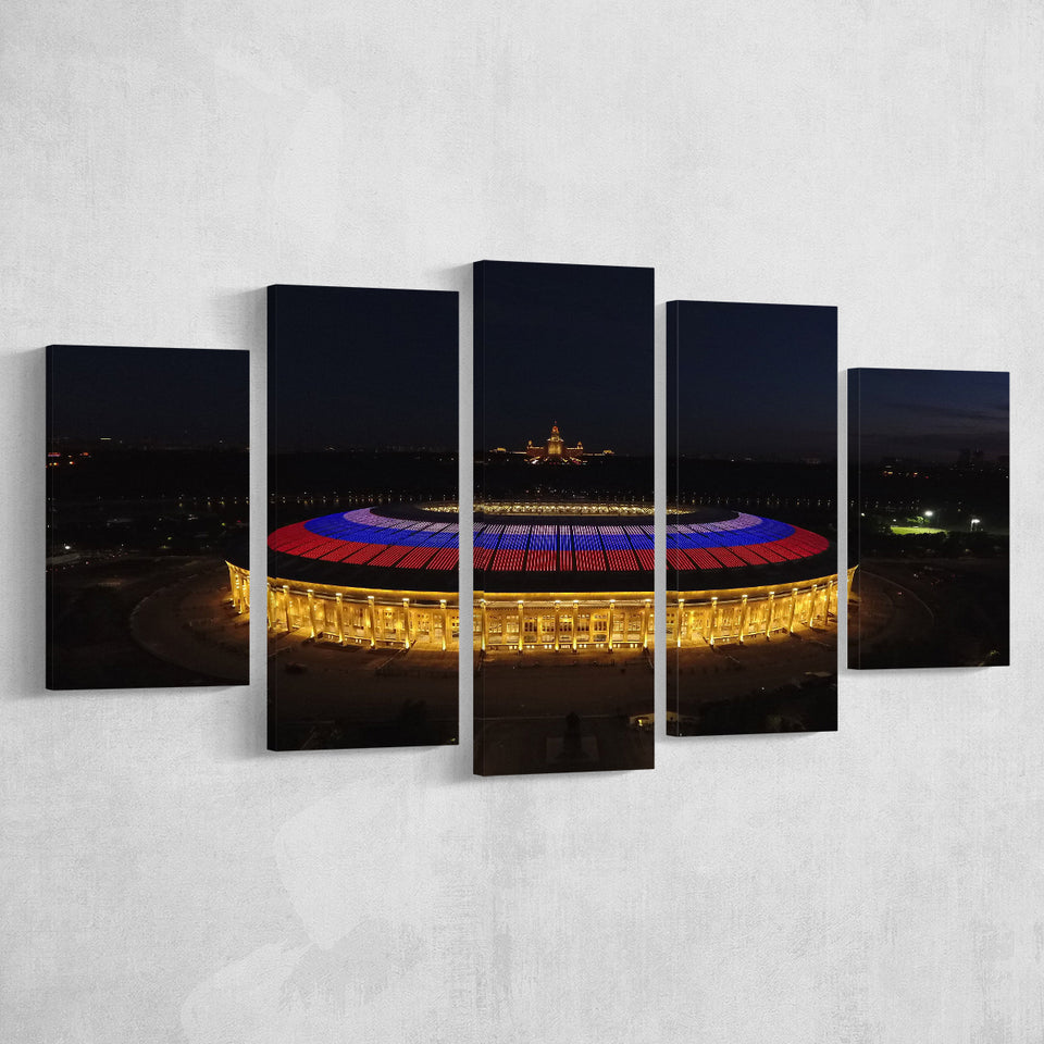 Luzhniki Stadium, Stadium Canvas, Sport Art, Large Canvas, Multi Panels, Canvas Prints Wall Art Decor