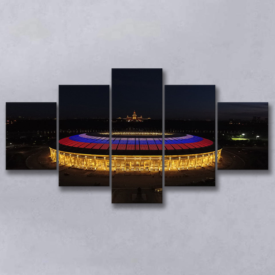 Luzhniki Stadium, Stadium Canvas, Sport Art, Large Canvas, Multi Panels, Canvas Prints Wall Art Decor